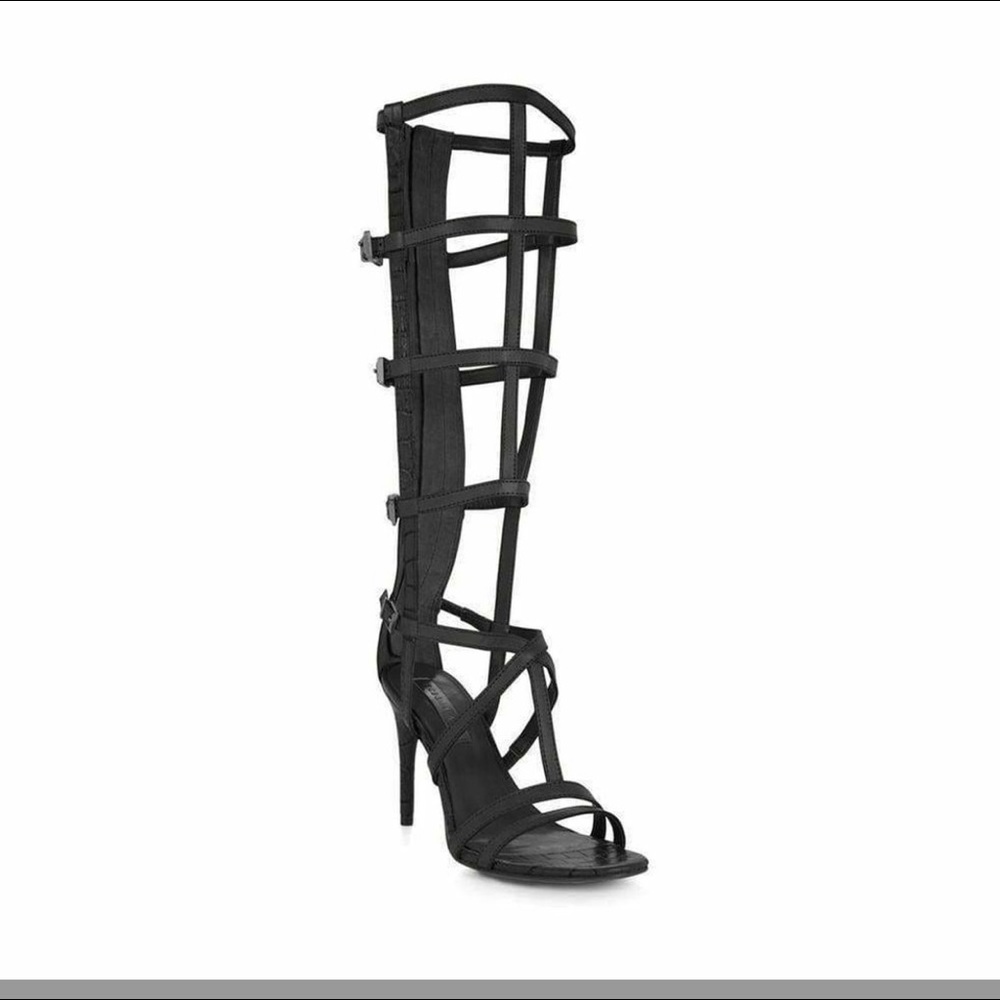 BCBC “new” Gladiator Sandals size 8 Black